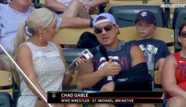Chad Gable confirms rotator cuff injury as he attends Minnesota Twins game