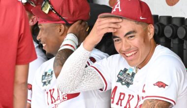 Wehiwa Aloy, Arkansas baseball, 2025 MLB Draft