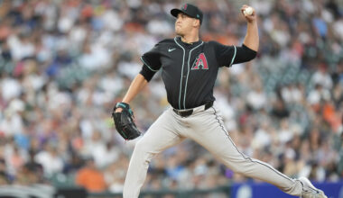 Arizona Diamondbacks relief pitcher Brandyn Garcia...