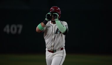 Diamondbacks infielder Eugenio Suárez...