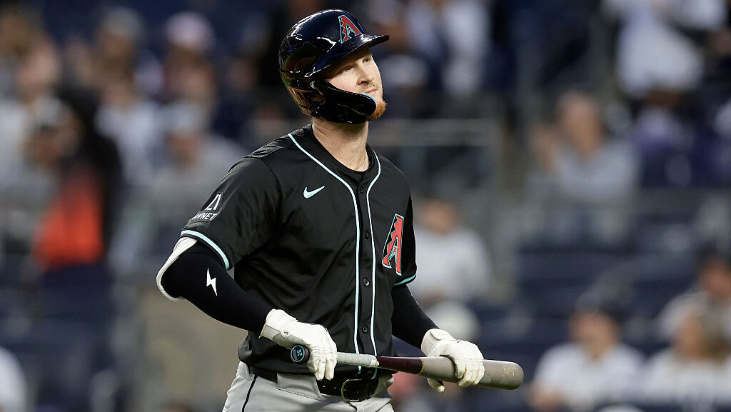 Pavin Smith #26 of the Arizona Diamondbacks...