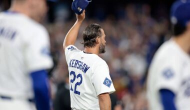 MLB logo patch from Clayton Kershaw’s 3,000th strikeout jersey to be put into a baseball card