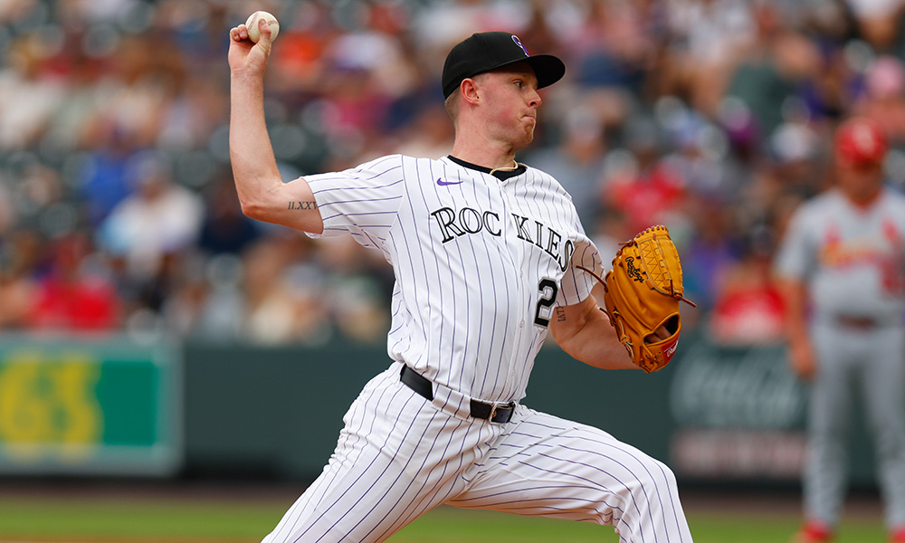 Rockies pitcher Tanner Gordon...