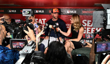 Christian Walker #8 of the Houston Astros, formerly of the Diamondbacks...