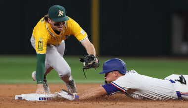 Athletics hope to avoid sweep at hands of Texas Rangers