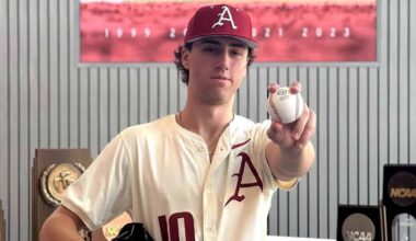 Joey Lorenzini, Arkansas baseball, MLB Draft