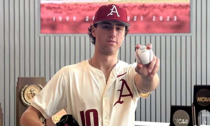 Joey Lorenzini, Arkansas baseball, MLB Draft