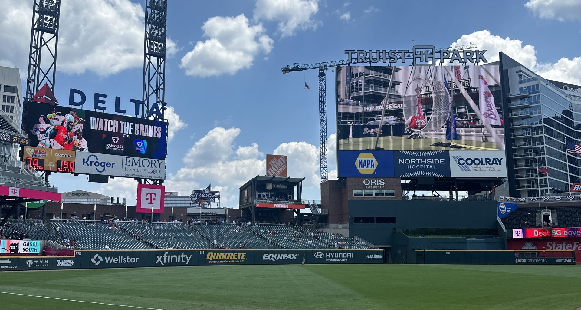 Atlanta Braves host morning game with 11:35 a.m. first pitch