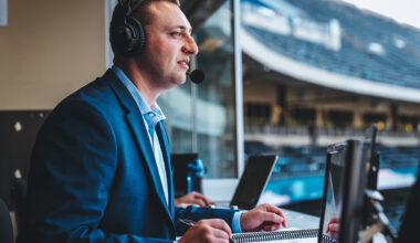 Royals play-by-play broadcaster Jake Eisenberg