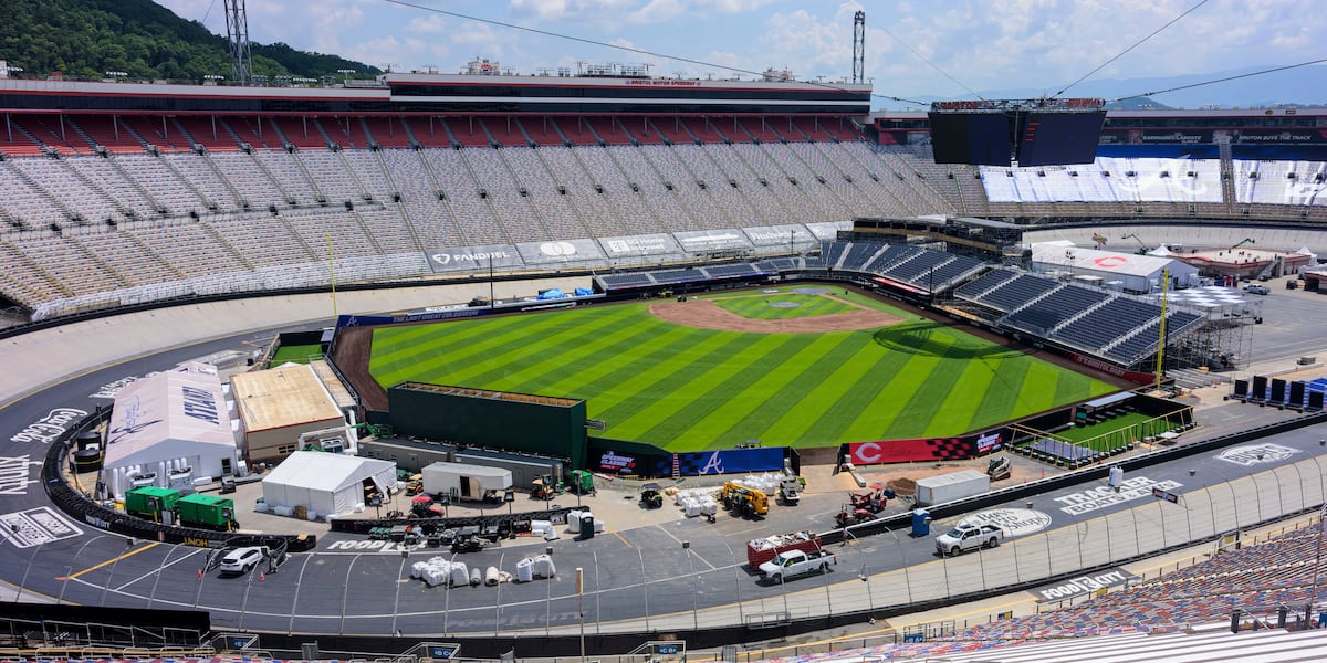 Record crowd expected at Bristol for the MLB Speedway Classic between the Braves and Reds