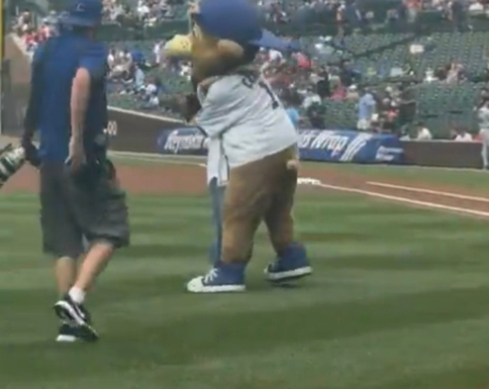 Video: Kay Adams Rocks A Henry Rowengartner Jersey To Throw Out The First Pitch At Wrigley Field