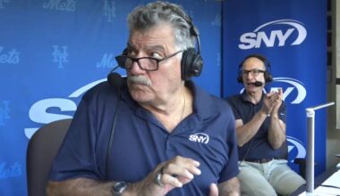 Mets, Orioles booths react to Keith Hernandez's foul ball close call
