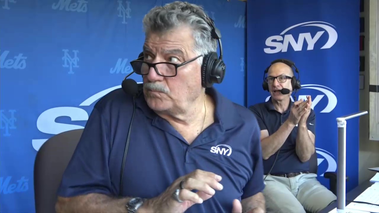 Mets, Orioles booths react to Keith Hernandez's foul ball close call
