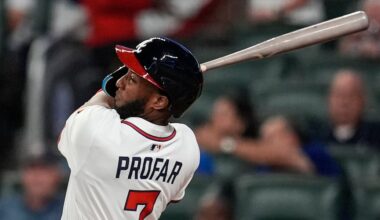 Jurickson Profar homers in return from suspension as Braves beat Angels 8-3