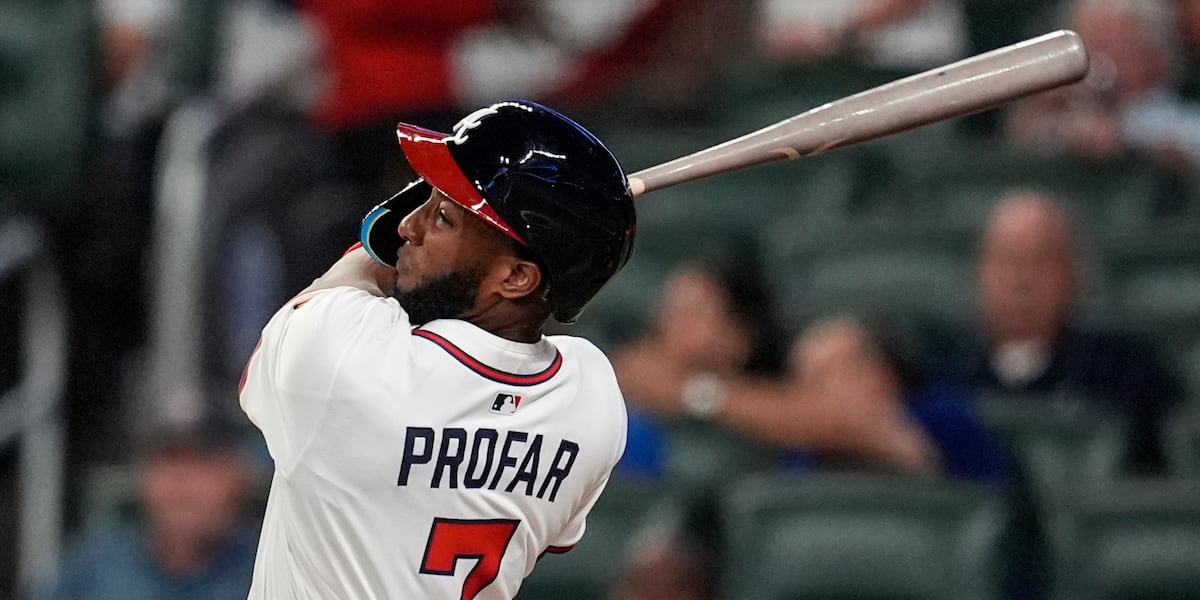 Jurickson Profar homers in return from suspension as Braves beat Angels 8-3