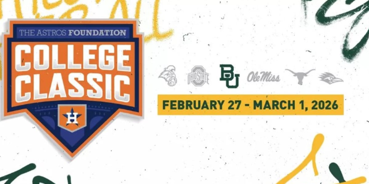 Baylor Baseball to Play in 2026 Astros Foundation College Classic