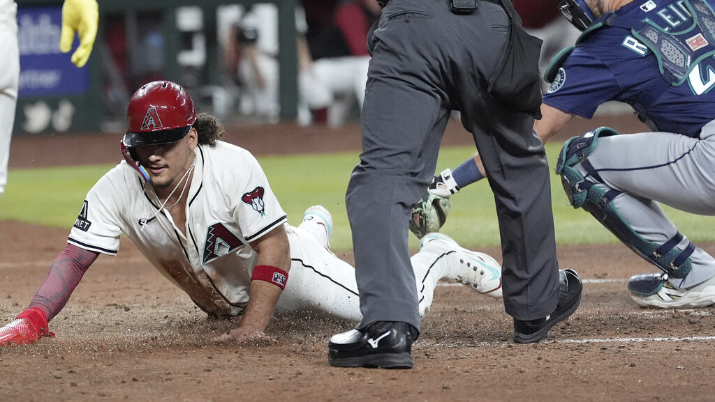 Arizona Diamondbacks' Alek Thomas,...