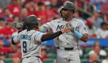 Sánchez hits two-run HR, Quantrill, three Marlins relievers shut out Cardinals