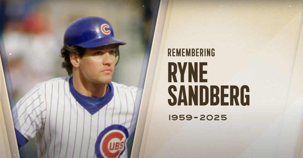 Marquee Sports Network honors late Cubs star Ryne Sandberg