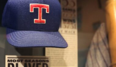 Rangers to wear retro-inspired hats vs. Atlanta Braves as part of MLB’s Hall of Fame Weekend