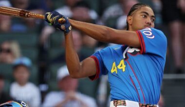 Why are the Home Run Derby sluggers wearing No. 3 or No. 44?