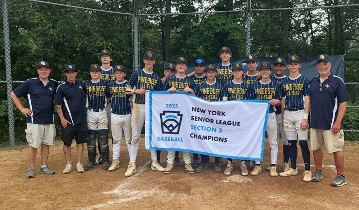 Pine Bush Senior Division Little League baseball team one win from state championship