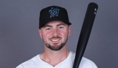 Liam Hicks hits RBI double Saturday in Marlins win