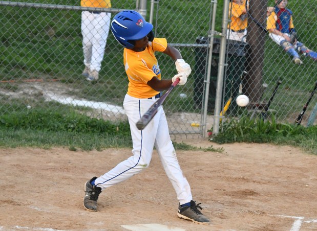 Brewers Kellen Williams jumps all over this belt high heater....