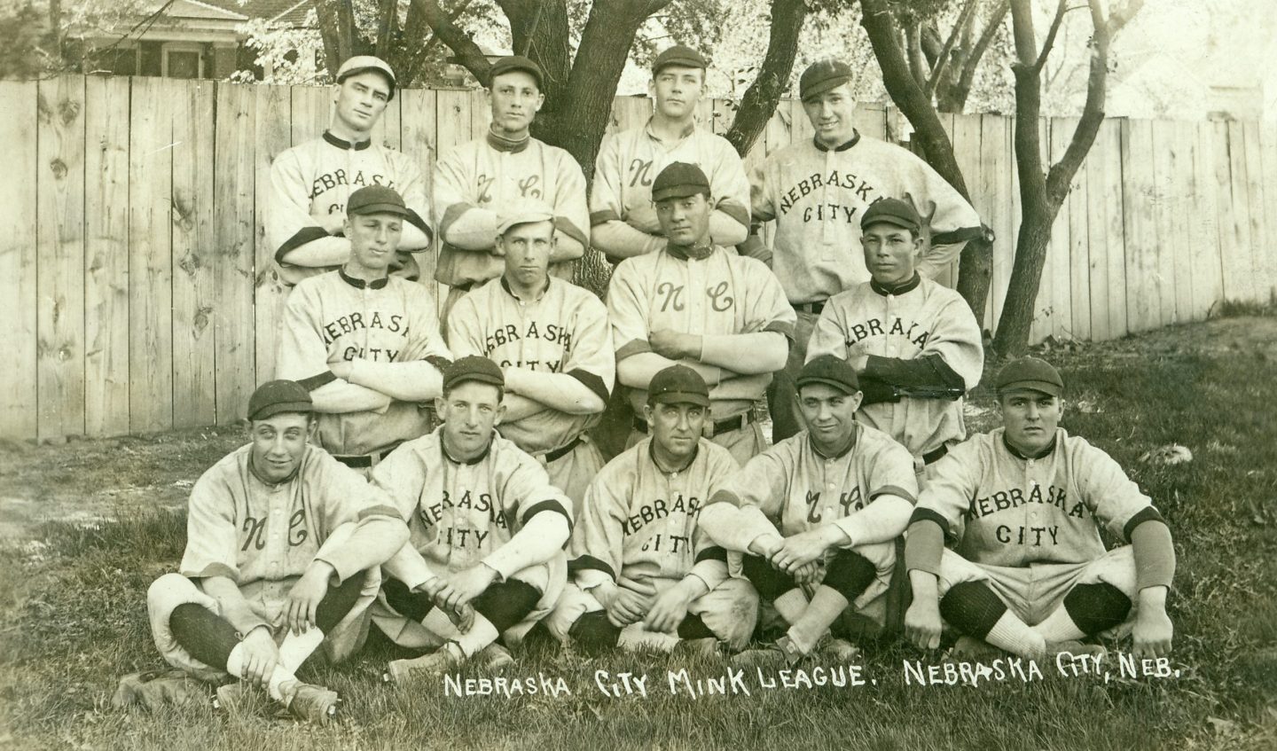 The Nebraska City Foresters baseball team, circa 1910-1913.