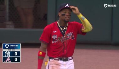Listen to different announcers call Ronald Acuña Jr.'s great throw