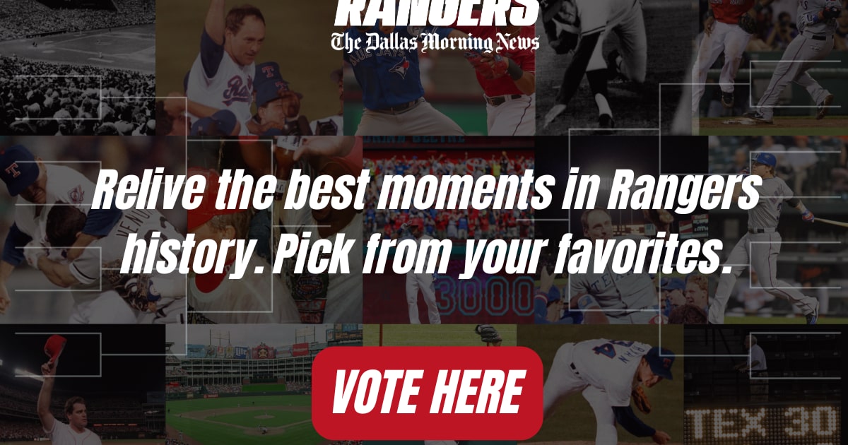 Cast your quarterfinals vote on the best moments in Rangers regular-season history here!
