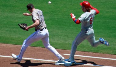 Padres pleased with finish to first half even after throwing away chance to beat Phillies