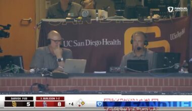 San Diego Padres analyst Mark Grant caught picking his nose