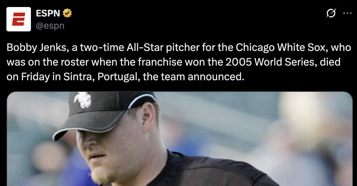 Chicago White Sox Commentary & Analysis: Shame on you, ESPN. Bobby Jenks was more than just “on the roster”