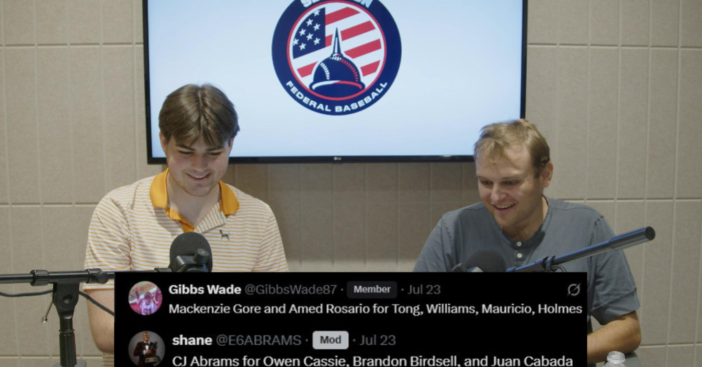 Federal Baseball Podcast Ep. 2: Reacting To Fan-Submitted Washington Nationals Trade Proposals + More