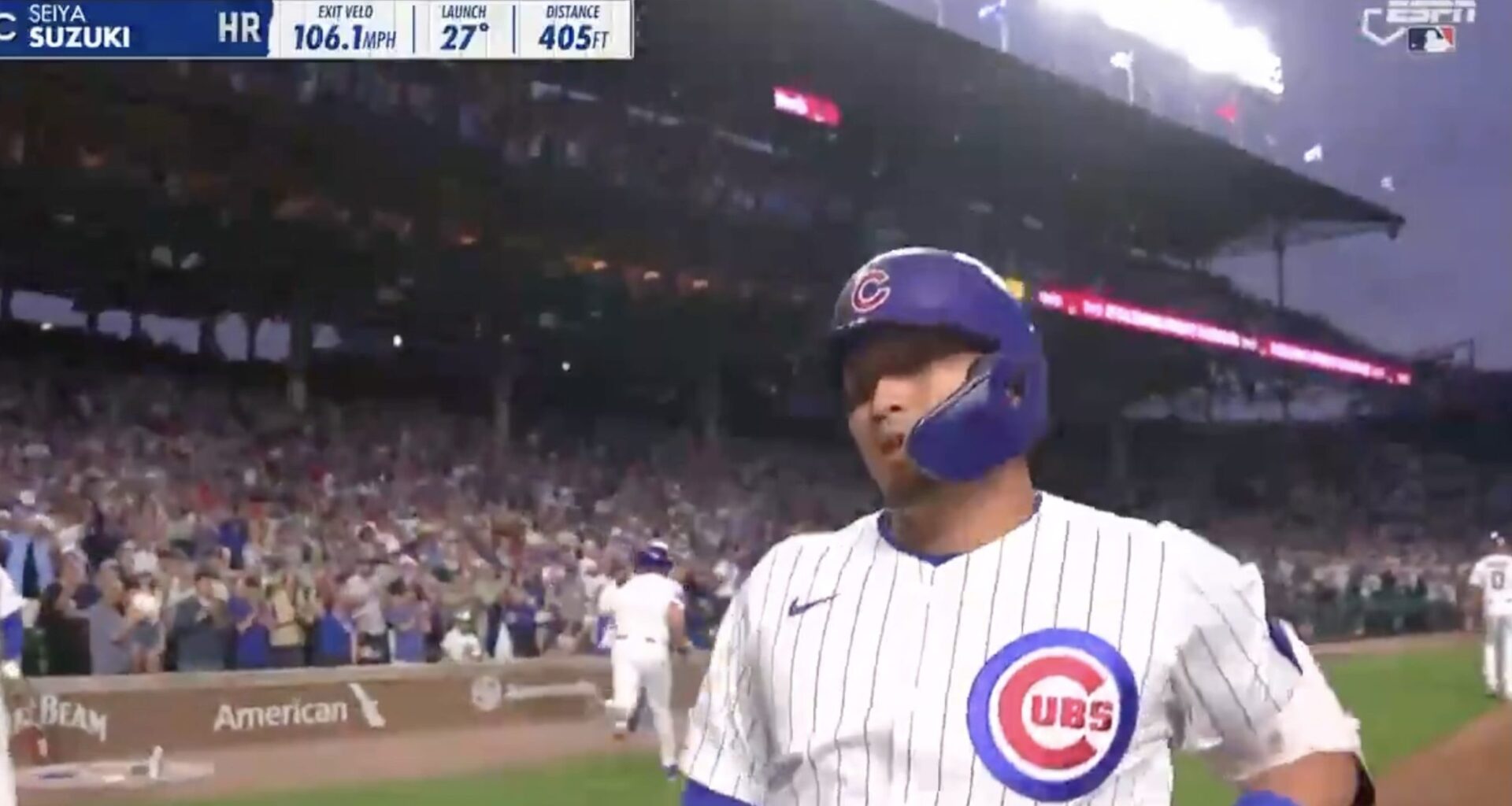 ESPN conversation precedes well-timed home run