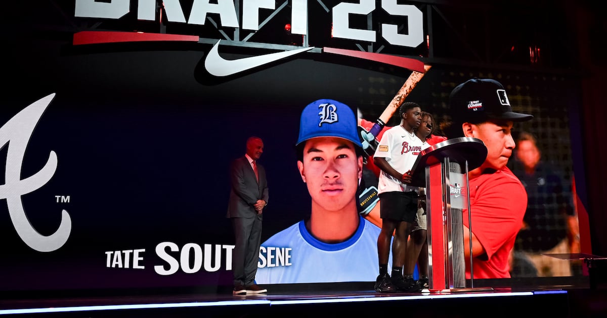 Braves draft prep shortstop Tate Southisene with first-round pick