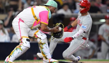 Phillies' comeback attempt falls short in loss to Padres