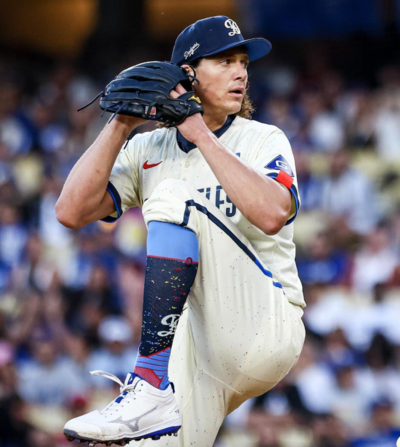 Dodgers star Tyler Glasnow steals the show with 9K’s in 5 innings against the Angels