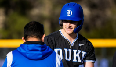 College baseball player getting ready for MLB draft