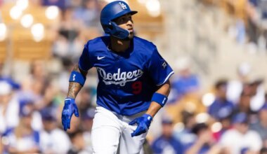 Eddie Rosario With Dodgers in Texas Hinting at Potential Roster Move