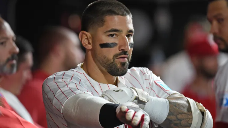 Phillies' Nick Castellanos sounds off on MLB after Jacob Misiorowski decision image