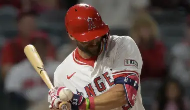 Chris Taylor eyes return to Angels after injury setback from 95 mph fastball