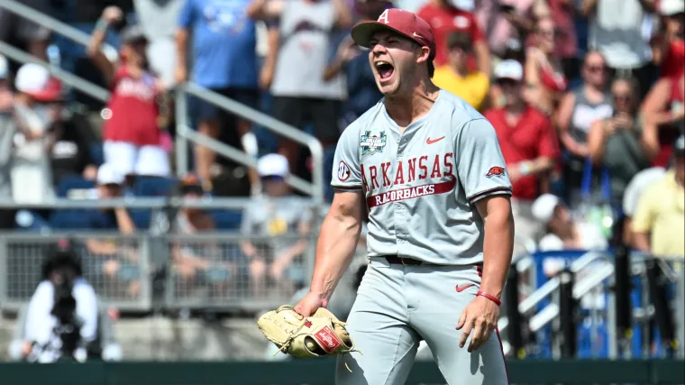 Phillies draft pitcher who threw College World Series no-hitter with 19 strikeouts image