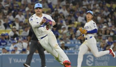 Dodgers' Kiké Hernandez, Justin Wrobleski Don't Have Lockers Hinting at Roster Moves