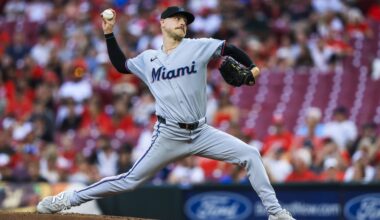 Despite shaky command, Junk one-hits Reds to extend franchise-best road win streak - Marlins