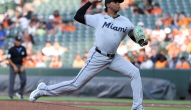 Cabrera goes down with elbow discomfort in Marlins' third straight loss - Marlins