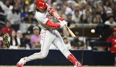 Why isn't Phillies' third baseman in Saturday's lineup?