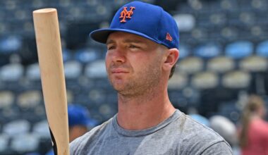 Mets' Pete Alonso day-to-day with right hand contusion, calls missed start 'precautionary' - SNY