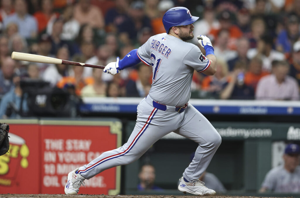 Rangers Place Jake Burger On Injured List